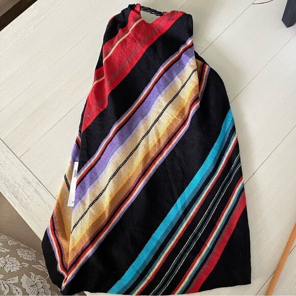 Ralph Lauren Striped Halter Sweater Tank With Shelf Bra and Braided Strap M, NWT - Picture 6 of 10